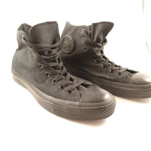 Converse All Star Triple Black Canvas High Tops